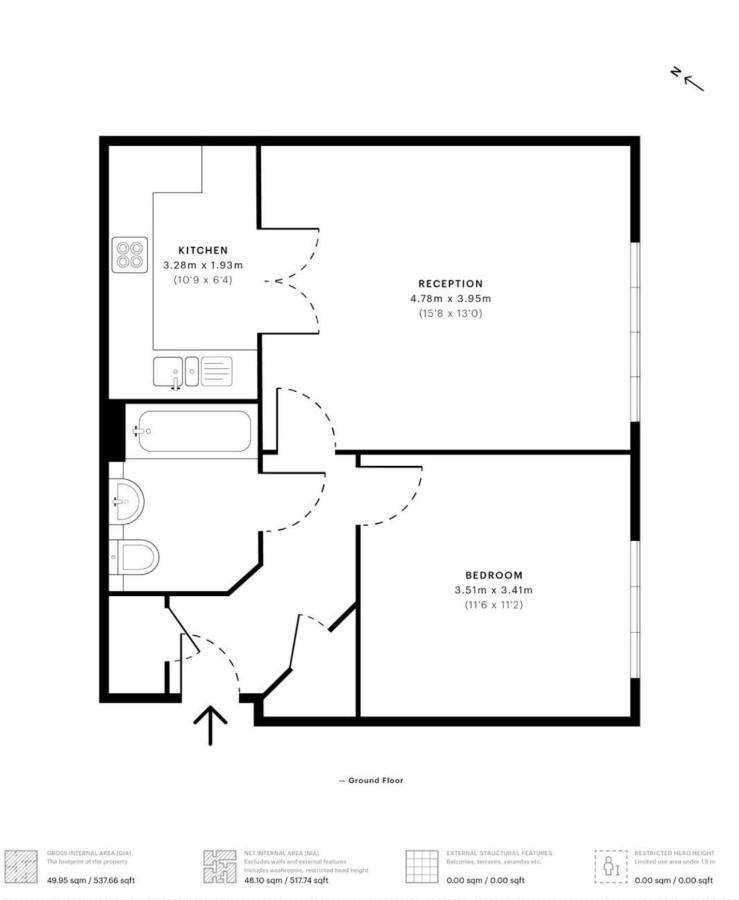 Lovely 1 Bed Apartment, 15Mins From Central Londres Extérieur photo